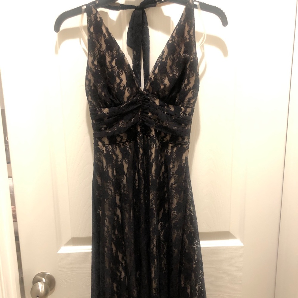 Speechless halter lace dress